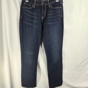 Signature by Levi Strauss Modern Straight Leg Denim Blue Jeans Size 8M W29 L32